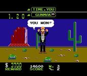 une photo d'Ã©cran de Wild Gunman sur Nintendo Nes